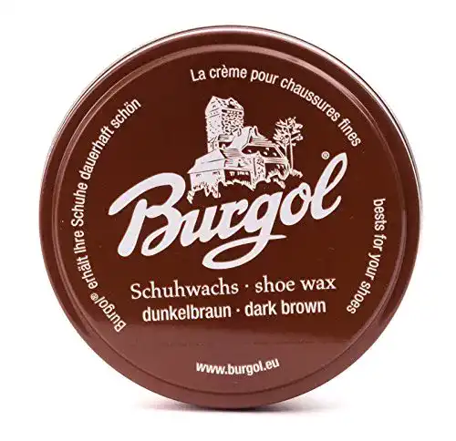 Burgol Schuhwachs 100 ml – Lederpflege und Schuhcreme Dunkelbraun