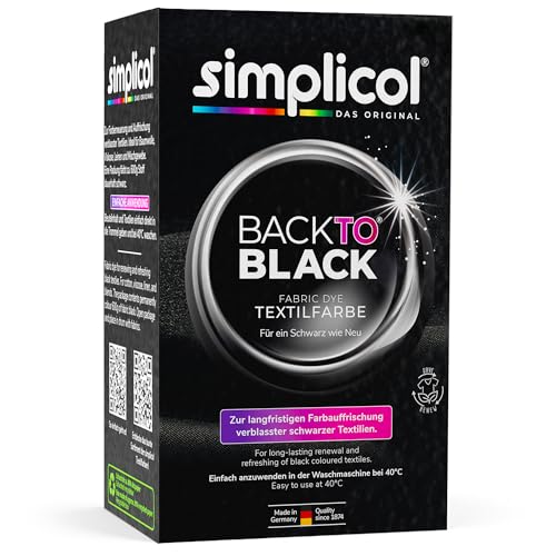 Textilfarbe simplicol Back-to-Black Schwarz für Farberneuerung