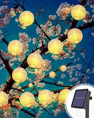 Solar-Lichterkette für den Außenbereich, Litogo 7,8m mit 40 LEDs