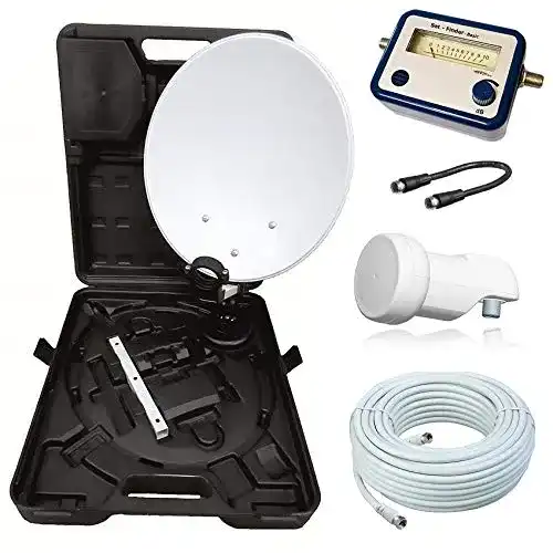Camping Sat-Anlage netshop 25 HD für Reisen und Outdoor-Aktivitäten
