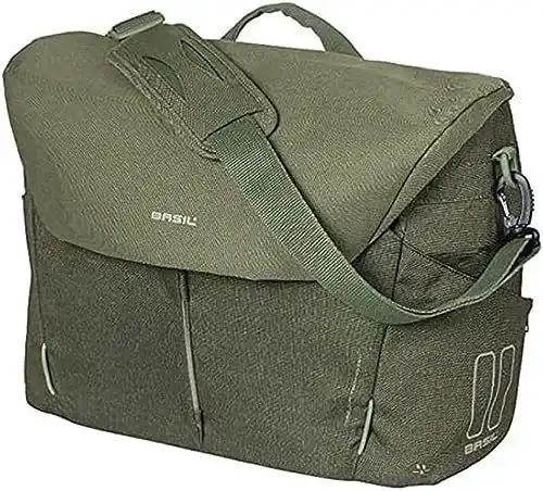 Basil B-Safe Nordlicht Commutertasche in Grün 41 x 14 x 32 cm