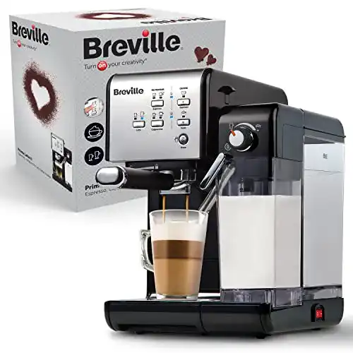 Siebträgermaschine Breville Prima Latte II für Espresso und Cappuccino