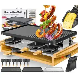 Raclette-Grill mit Steinplatte für 8 Personen von Kesser