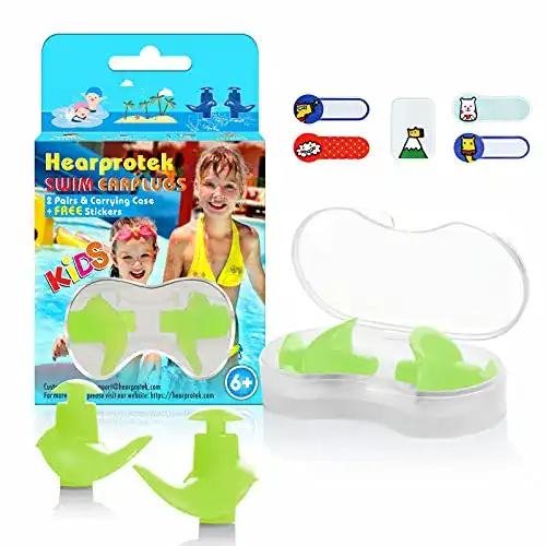 Wasserdichte Ohrstöpsel für Kinder zum Schwimmen von Hearprotek