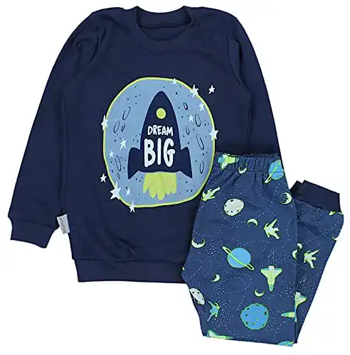 TupTam Jungen Pyjama Set – Kinder Schlafanzug für Jungen