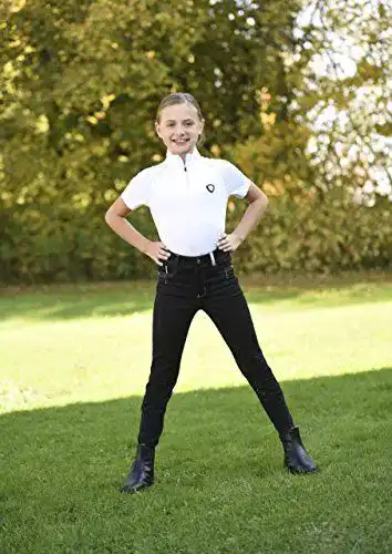Reithose für Kinder von Covalliero Basicplus in Größe 140