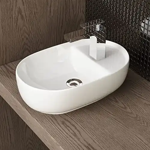 Aufsatzwaschbecken mit Lotus-Effekt für Badezimmer und Gäste-WC