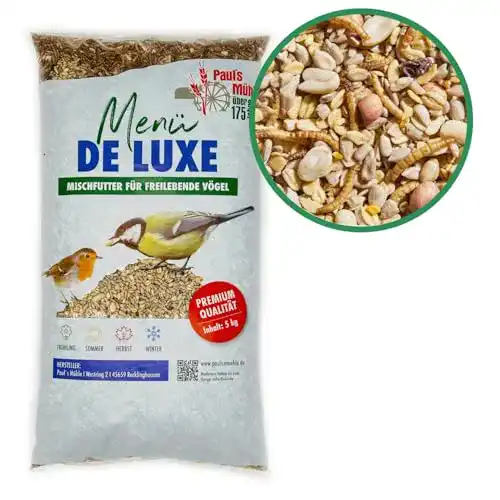 Vogelfutter Pauls Mühle Wildvogelfutter für Wildvögel 5 kg