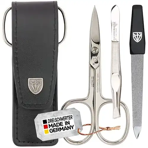 Nagelscheren-Set Drei Schwerter, 3-teiliges Nagelpflegeset Venezia