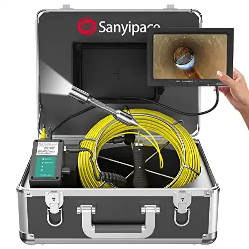 Sanyipace Rohr-Inspektionskamera mit 50M Kabel für Kanaldokumentationen