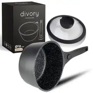 Kasserolle Divory 18 cm mit abnehmbarem Griff und 2 Litern Fassungsvermögen