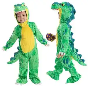 Dino-Kostüm für Kinder in Grün – T-Rex Kostüm von Spooktacular Creations