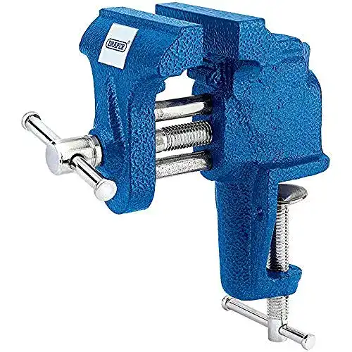 Schraubstock Draper 38267 75 mm in Blau mit Gusseisenrahmen