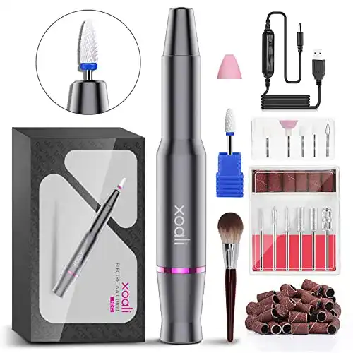 Maniküre-Set Xoali Nagelfräser 25000 U/min, 12-in-1 für professionelle Nagelpflege