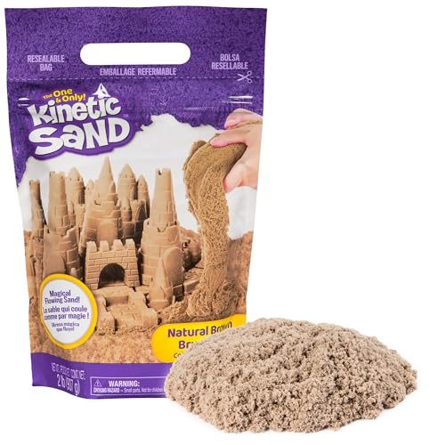 Kinetic Sand Beutel naturbraun, 907 g für kreatives Spielen