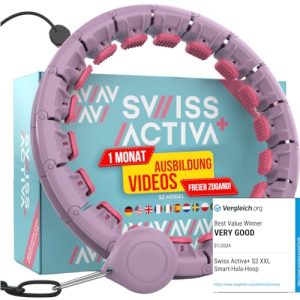 Smart Hula Hoop Swiss Activa+ S2 für Erwachsene bis 120 cm