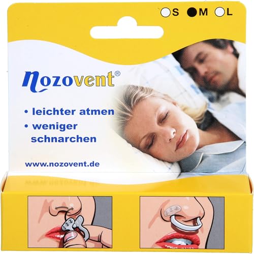 Nasendilatator Nozovent Nasenklammern M, 2 Stück