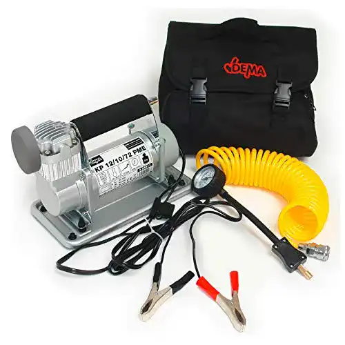 12V Kompressor DEMA mobiler Kompressor mit Zubehör für Fahrzeuge
