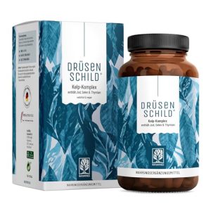 Jodtabletten mit Jod Selen Komplex Kapseln – 150µg Jod aus Braunalgen