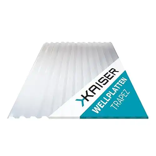 Wellblechplatten Kaiser Plastic 5er Set Xtra Strong aus Polycarbonat