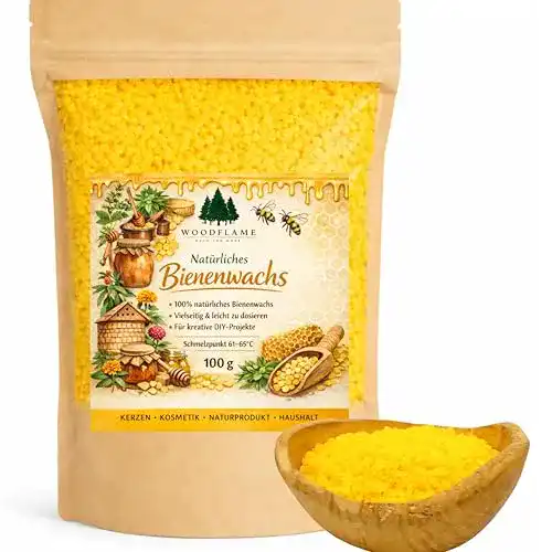 Bienenwachs Woodflame Deco Pastillen für natürliche Anwendungen