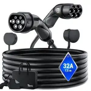 Ladekabel Typ 2 22 kW 32A 7,5 Meter für Elektroautos