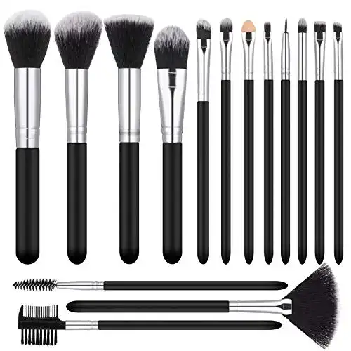 Make-up Pinselset MelliEx 15 Stück für präzise Anwendung