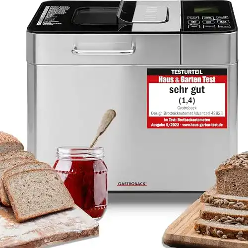 Brotbackautomat Gastroback 42823 Design Advanced aus Edelstahl