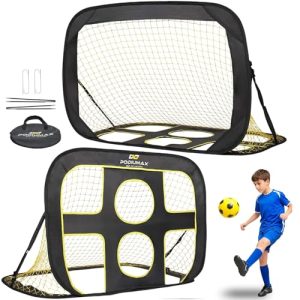 Pop-Up Fußballtor Podiumax für Kinder im Garten – 2 in 1
