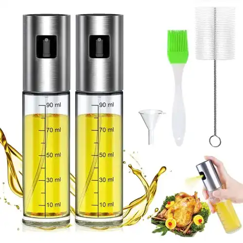 Ölsprüher Set Caliyo für Speiseöl 2 Stück à 100 ml