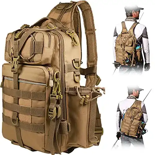 Angelrucksack für Spinnfischen von Blisswill Outdoor Tackle Bag
