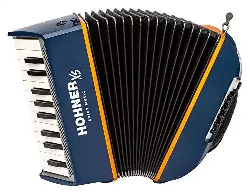 Akkordeon Hohner XS für Kinder in Blau-Orange