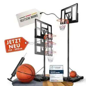 Basketballkorb Valeness für Outdoor – Höhenverstellbar 135 bis 305 cm