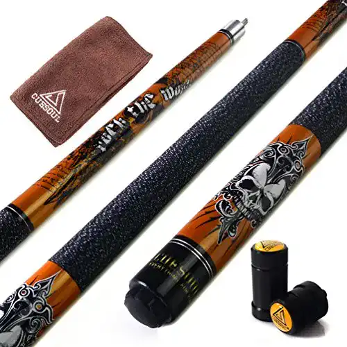 Cuesoul Rockin Series Billard-Queue 57 Zoll 21 Unzen Maple-Pool