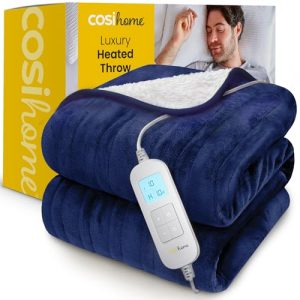 Heizdecke Cosi Home 180×130 cm elektrische Wärmedecke mit Timer