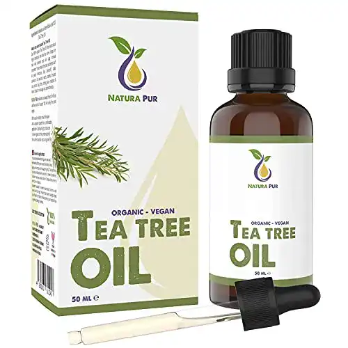 Teebaumöl Natura Pur 50ml BIO mit Pipette – 100% naturrein