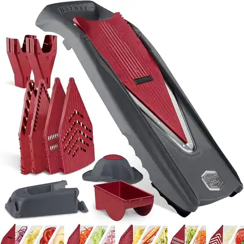 Börner Vital Mandoline Gemüsehobel Profi Set für präzise Gemüseschnitte