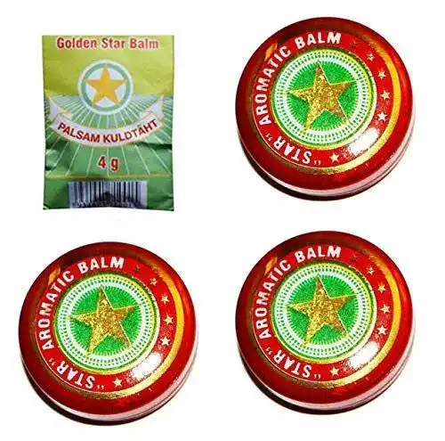 Erkältungssalbe Golden Star 3er Pack Vietnamesischer Balsam 12g