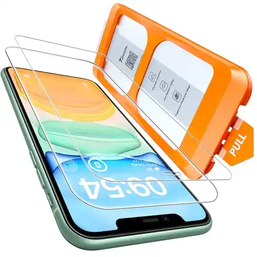 Panzerglas für iPhone 11 und iPhone XR von Tocol 2 Stück