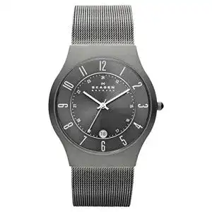 Skagen Herrenuhr Sundby Titanium mit Dreizeiger-Design