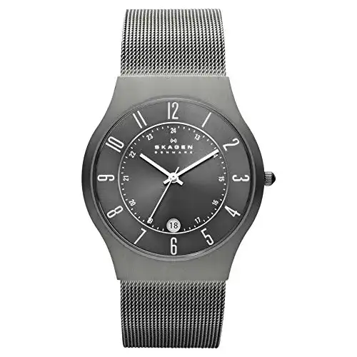 Skagen Herrenuhr Sundby Titanium mit Dreizeiger-Design