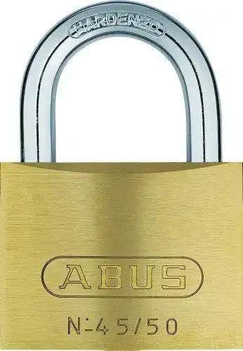 ABUS Vorhängeschloss 45/50 aus Messing für vielseitige Anwendungen