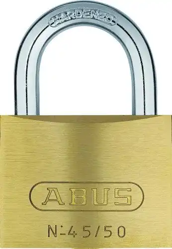 ABUS Vorhängeschloss 45/50 aus Messing für vielseitige Anwendungen