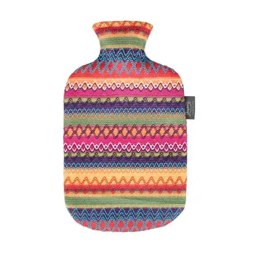 Fashy Wärmflasche 6757 mit Bezug 2,0 L Thermoplast