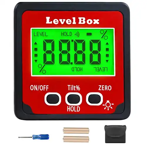 Digitaler Winkelmesser Jpxvny mit LCD-Anzeige und Magnetfuß