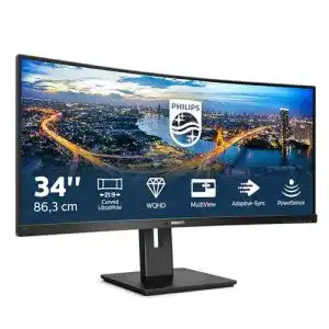 Philips 345B1C Ultrawide Curved Monitor 34 Zoll WQHD