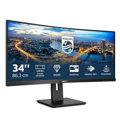 Philips 345B1C Ultrawide Curved Monitor 34 Zoll WQHD