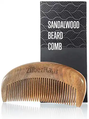 Bartkamm von ZilberHaar aus Sandelholz für die Bartpflege