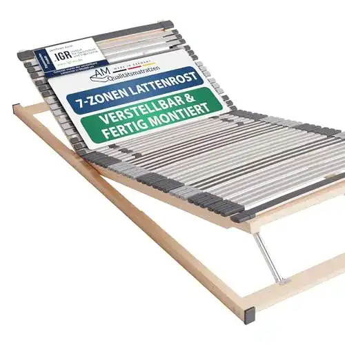 Lattenrost 80×200 cm von AM Qualitätsmatratzen Ergonomisch und flexibel