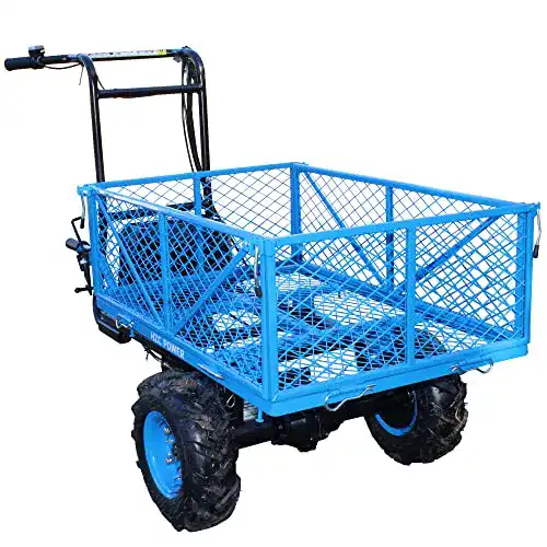 Akku-Schubkarre HZC Power von Landworks – Elektrische Schubkarre für Transport